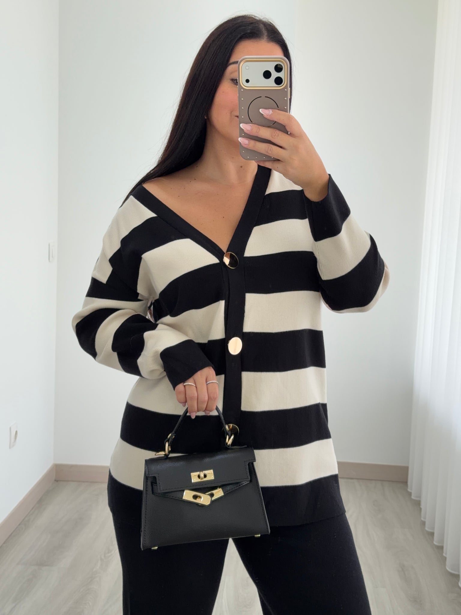 Conjunto malha riscas